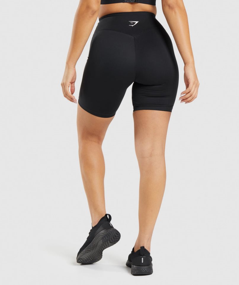 Women's Gymshark Training Cycling Shorts Black | CA N7AD58